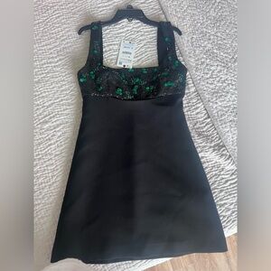 Zara black sequin mini dress, with tags still attached. Perfect for a night out!